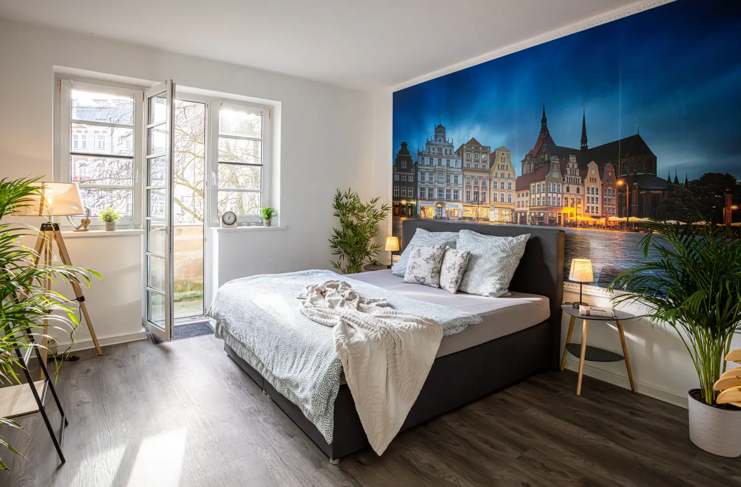 Krafft-Holiday Vermietung Ferienwohnung Rostock Schlafzimmer