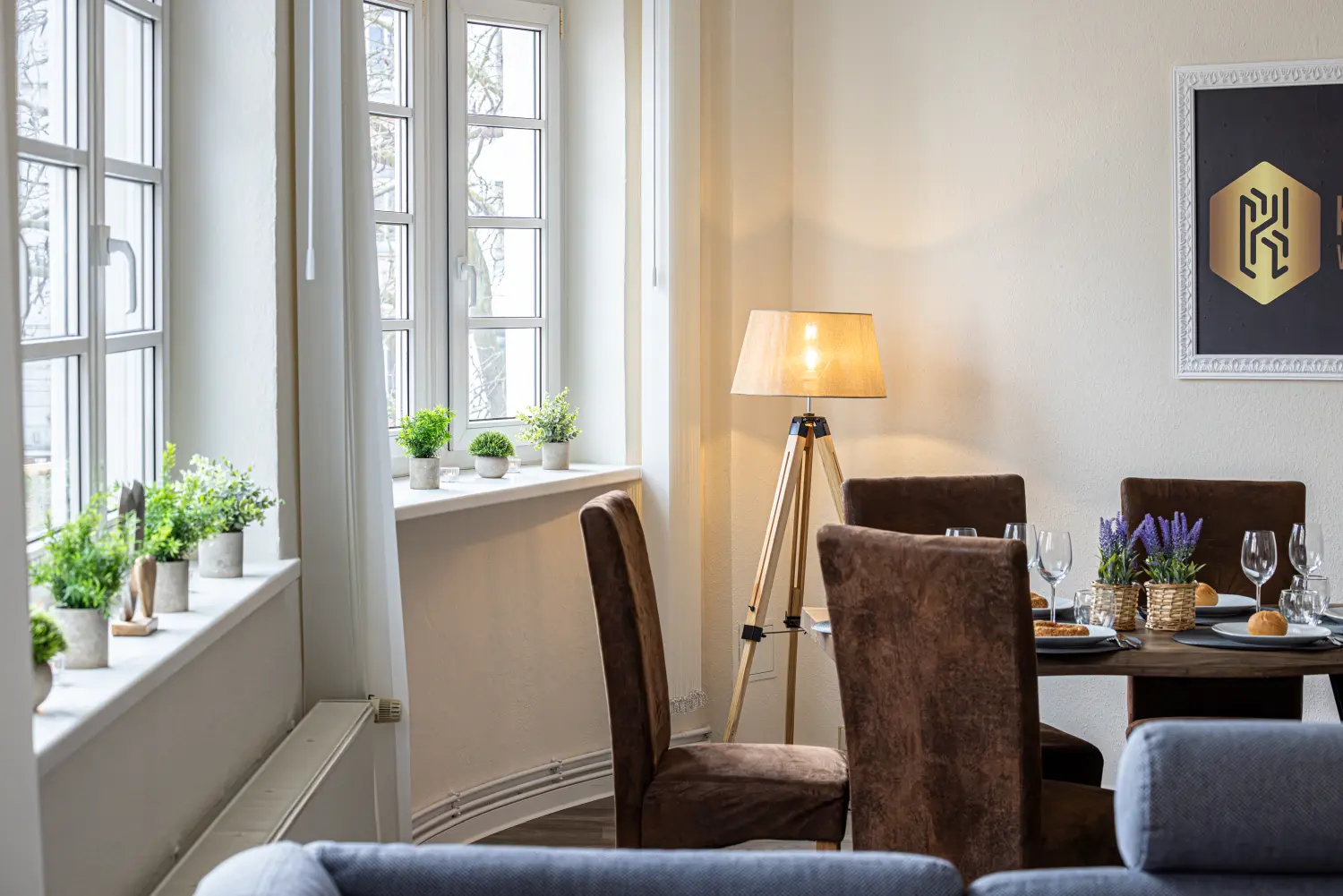 Krafft-Holiday Vermietung Ferienwohnung Rostock Wohnzimmer