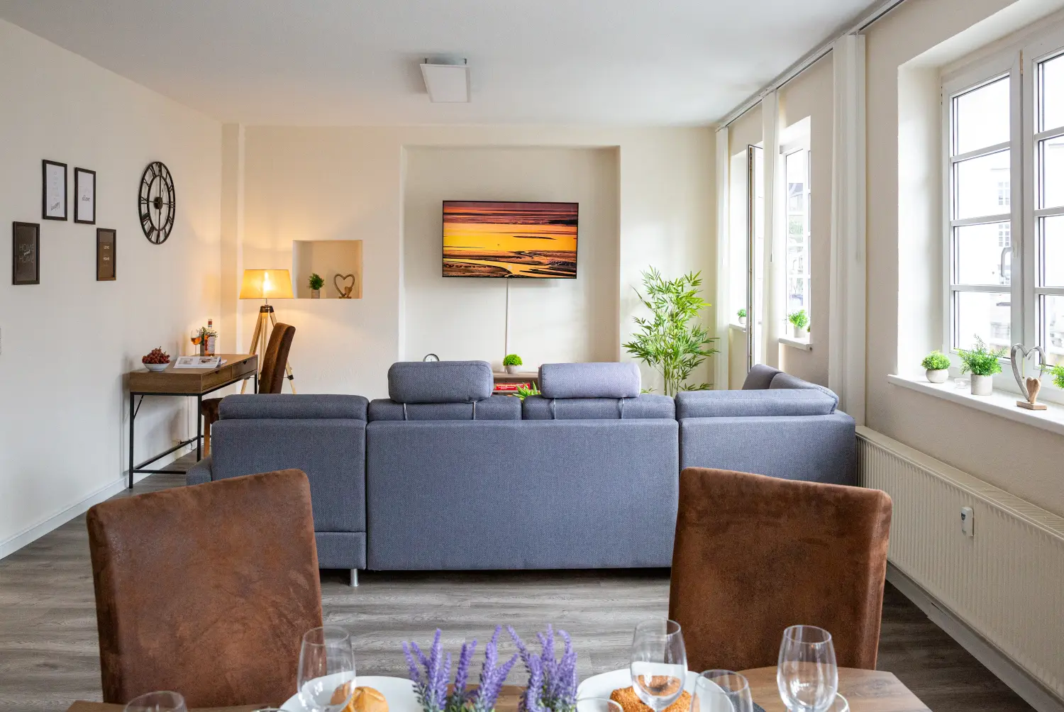 Krafft-Holiday Vermietung Ferienwohnung Rostock Wohnzimmer